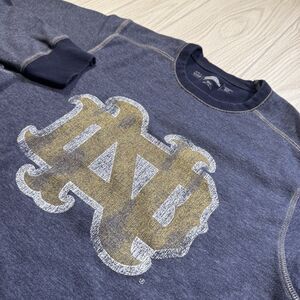 Notre Dame Irish Crewneck Sweatshirt Mens M Throwback Distant Replays USA Made